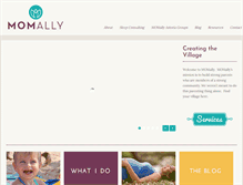 Tablet Screenshot of momally.com